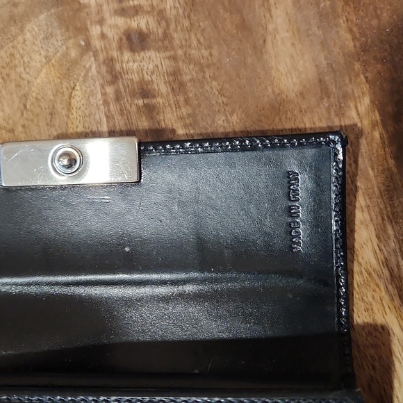 《 Prada 》 Nero Leather Tri Fold Wallet - Picture 4 of 14